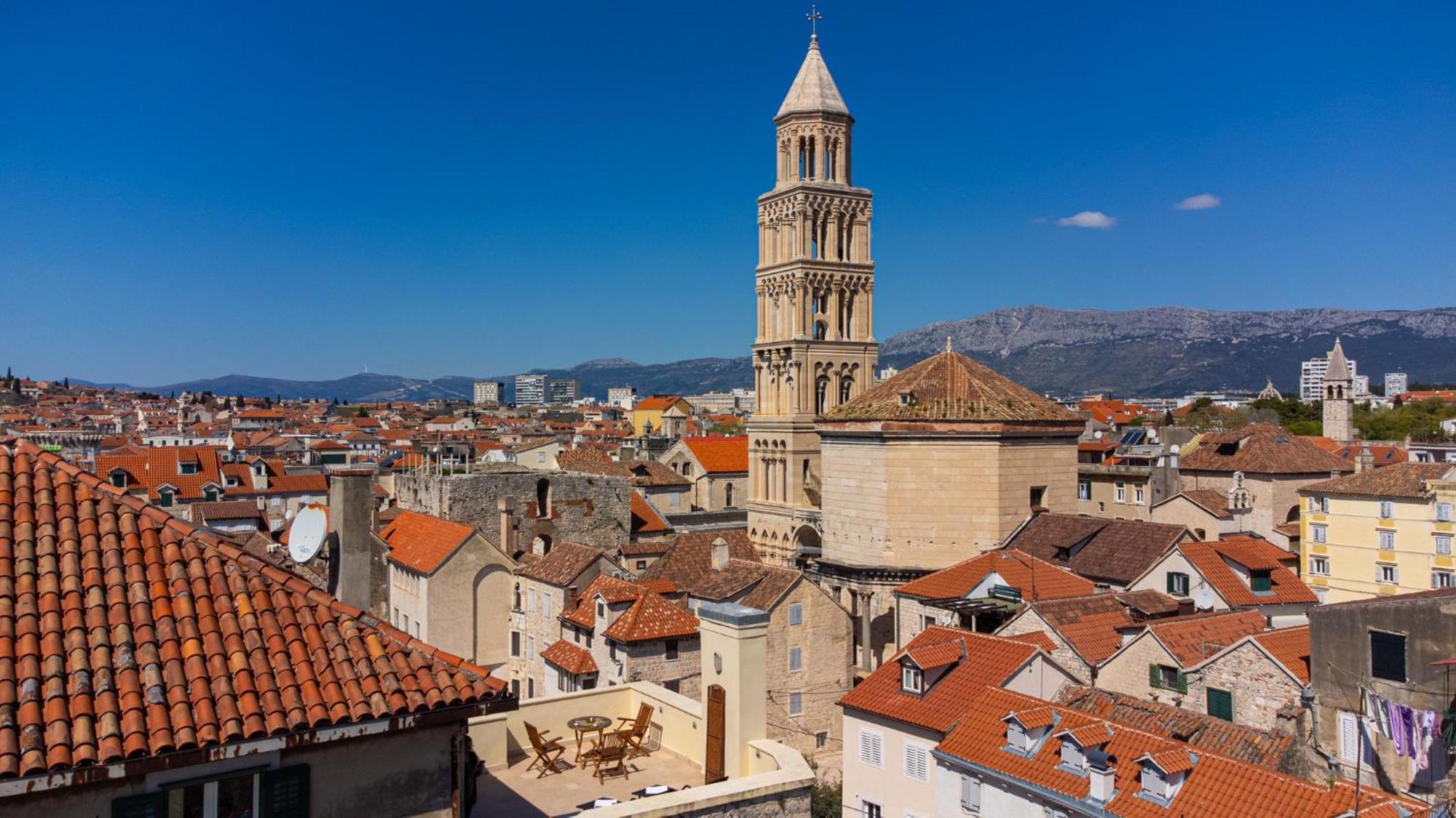 Terazza Grande In Diocletian Tower Apartment Split Exterior photo