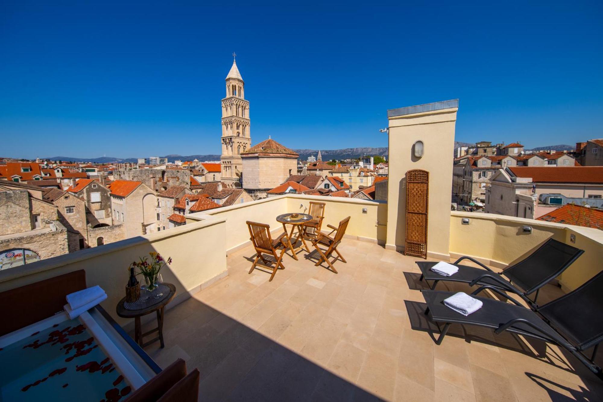 Terazza Grande In Diocletian Tower Apartment Split Exterior photo