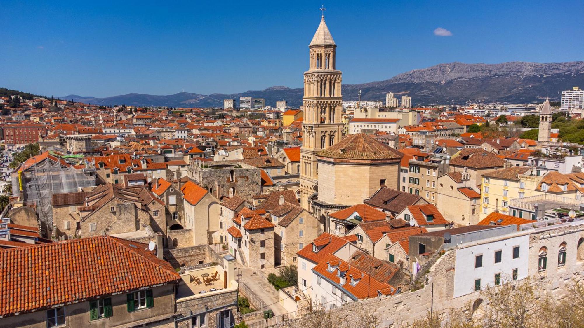 Terazza Grande In Diocletian Tower Apartment Split Exterior photo